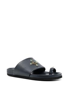 Madison.Maison Tyche leather ring sandals - Blauw