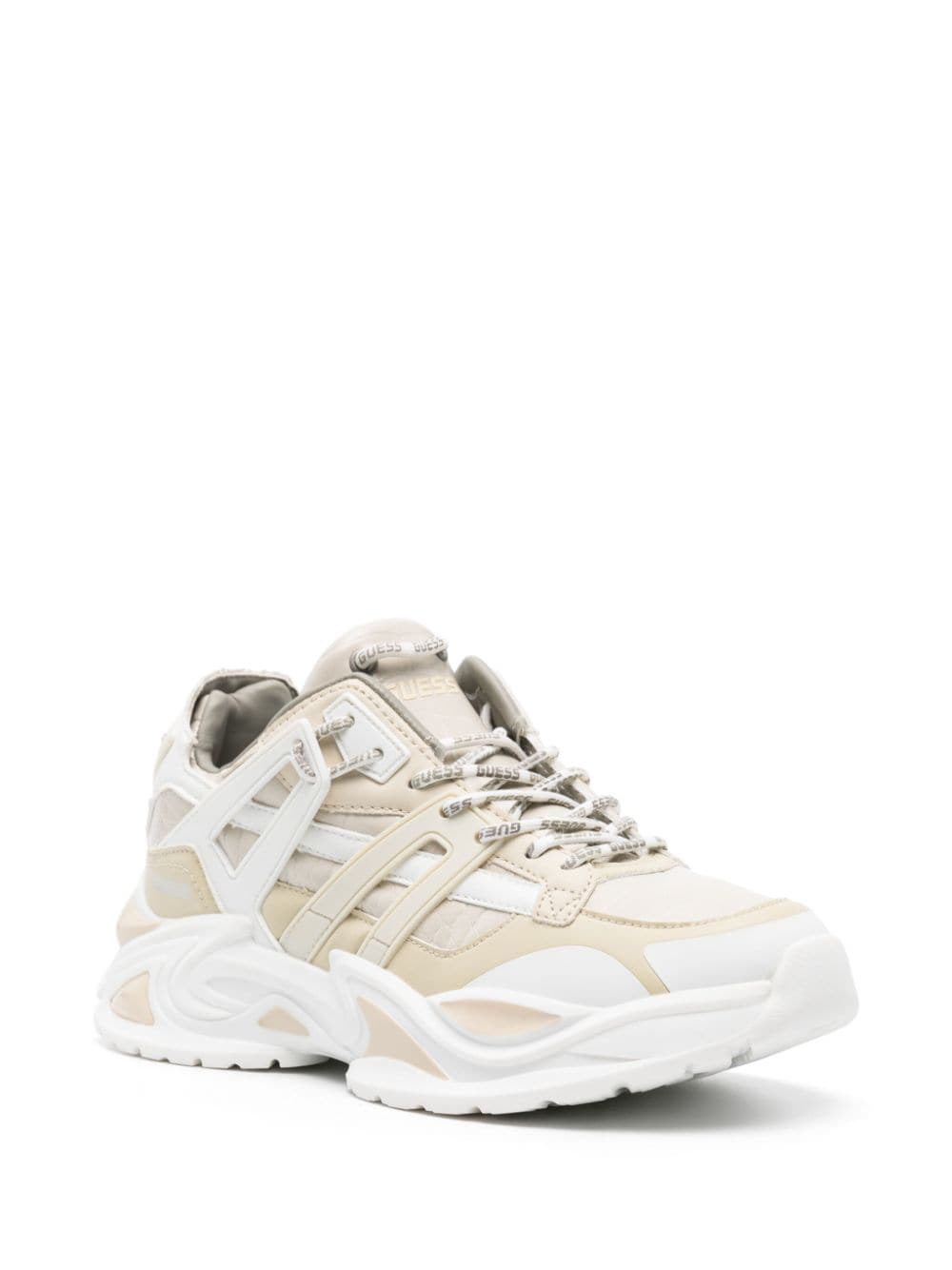 GUESS USA Belluna panelled sneakers - Wit