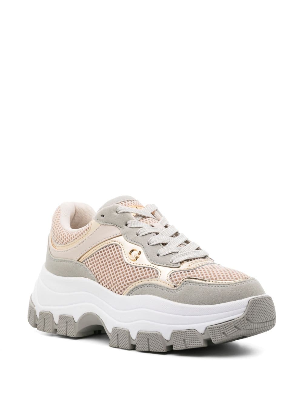 GUESS USA Brecky chunky mesh sneakers - Beige