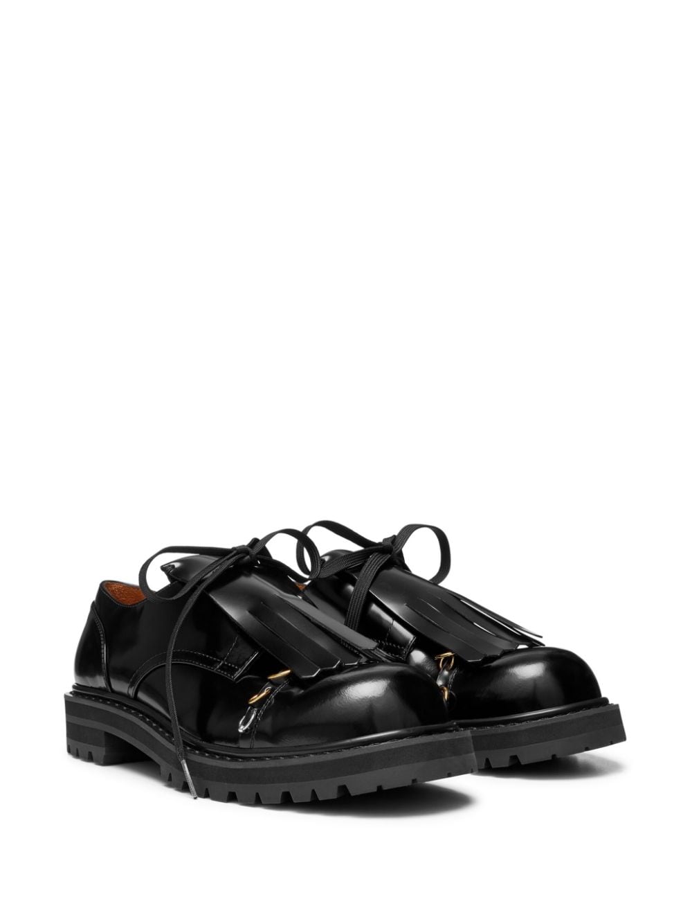 Marni Dada leather Derby shoes - Zwart