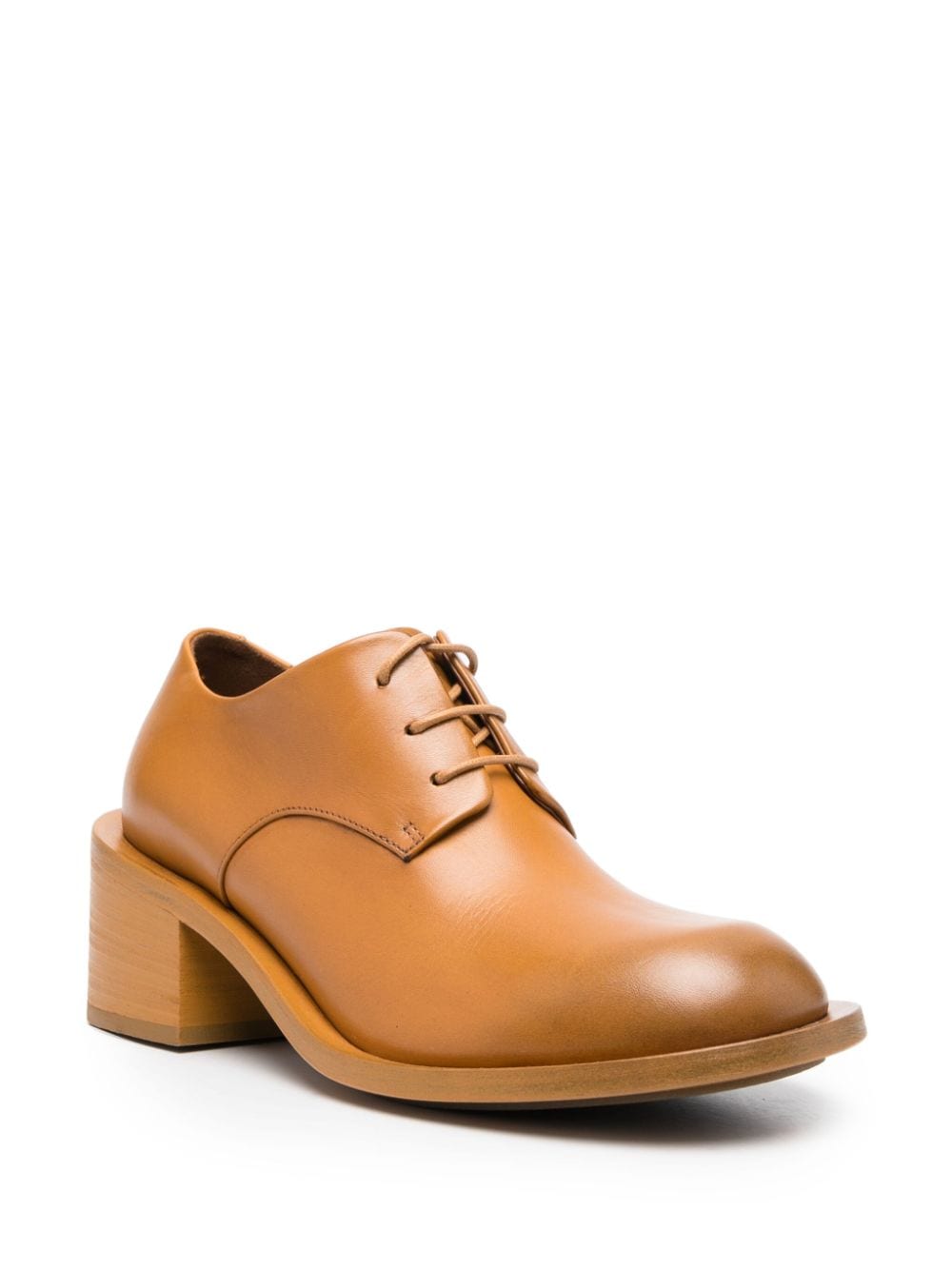 Marsèll Oxford schoenen met blokhak - Bruin