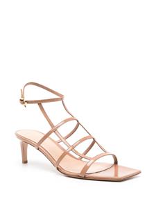 Gianvito Rossi Mondry 55mm leather sandals - Beige