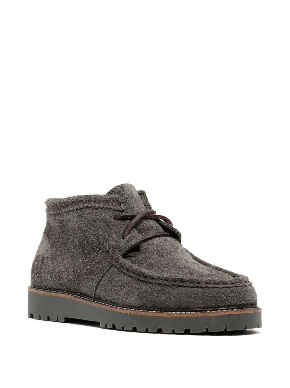 Fred Perry Mid Kenney suede ankle boots - Groen