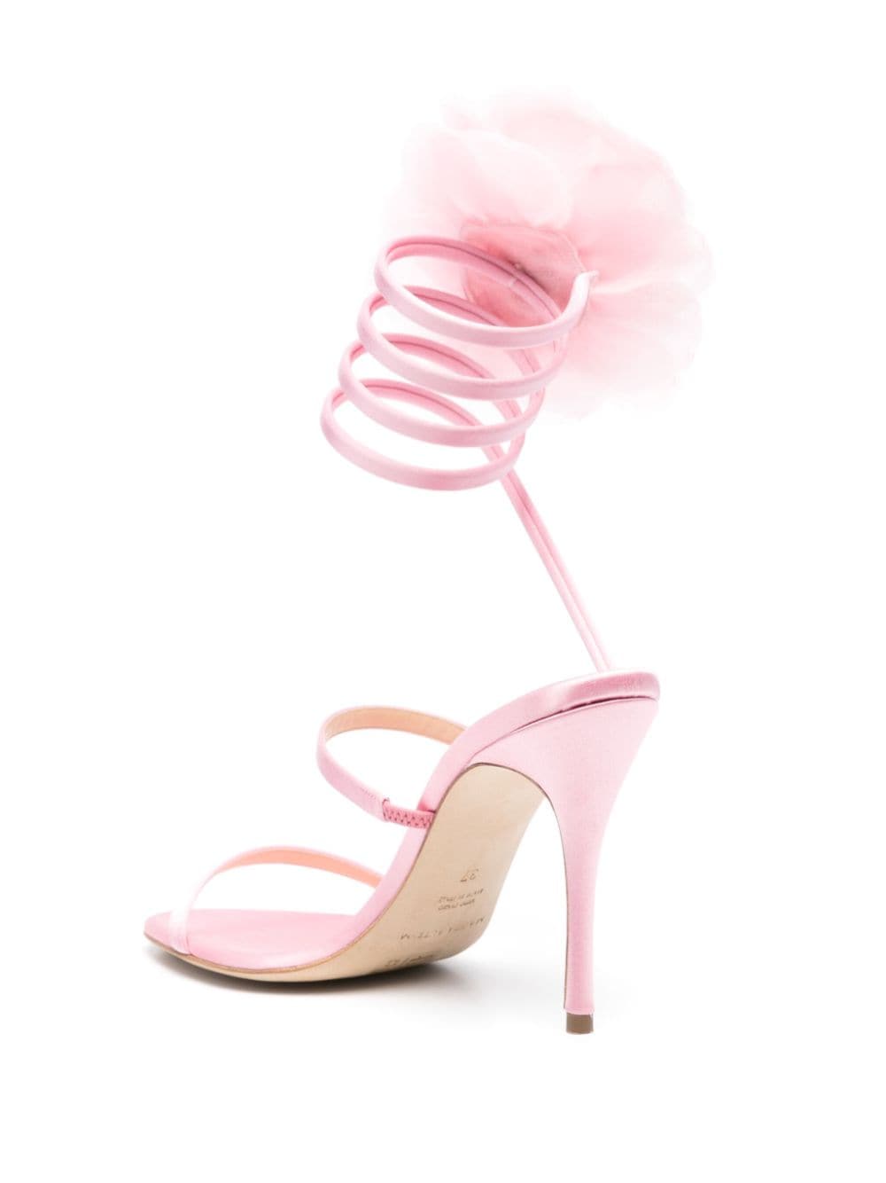 Magda Butrym 105mm satin sandals - Roze