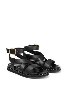 Jimmy Choo Blaise leather sandals - Zwart