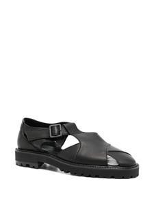 Y's Gurkha leather sandals - Zwart