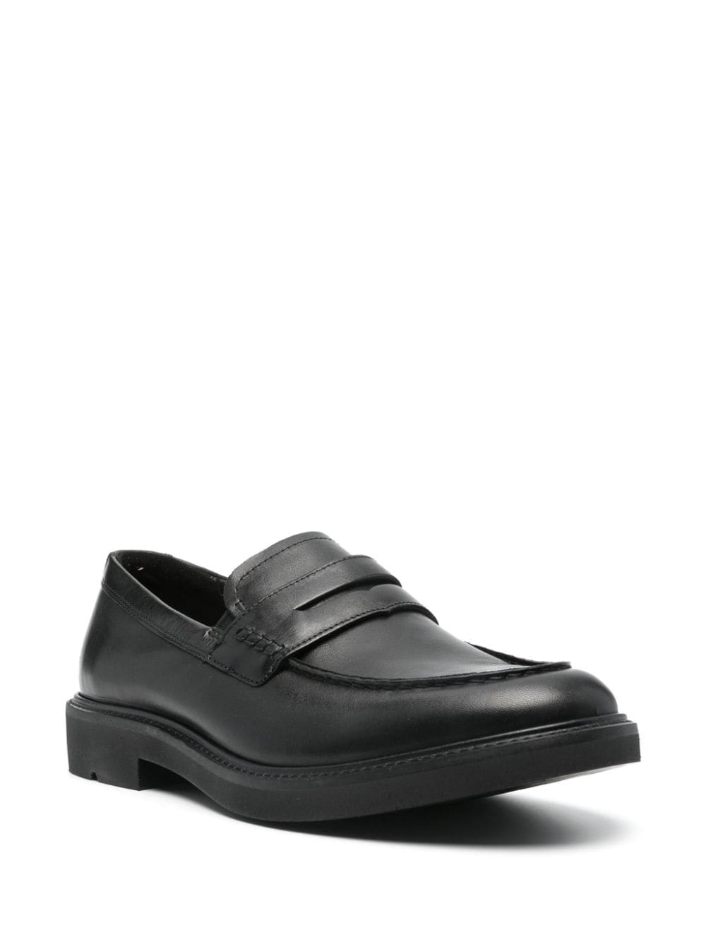 ECCO Metropole London leather loafers - Zwart