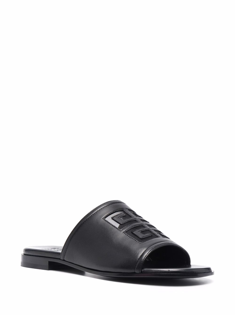Givenchy Leren slippers - Zwart