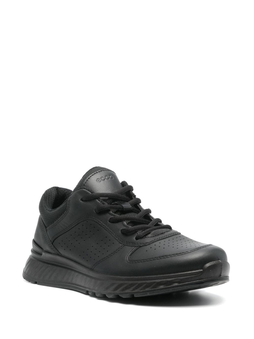 ECCO Exostride leather sneakers - Zwart