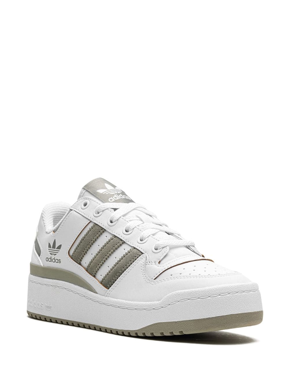 Adidas Forum Bold Stripes White/Silver Pebble sneakers - Wit