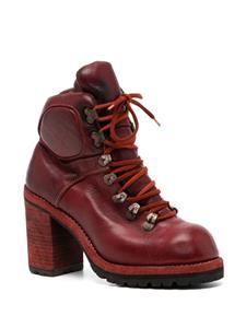 Guidi R19AV 100mm lace-up boots - Rood