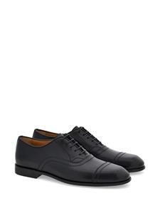 Ferragamo toecapped leather Oxford shoes - Zwart