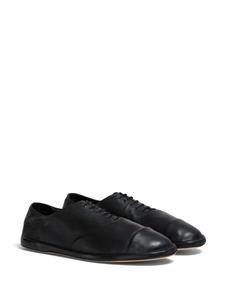 Marni Leren Oxford schoenen - Zwart