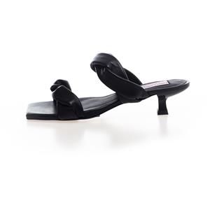 Copenhagen Shoes by Josefine Valentin SUNSHINE - Black leather |   |  Sandalen |  Dames