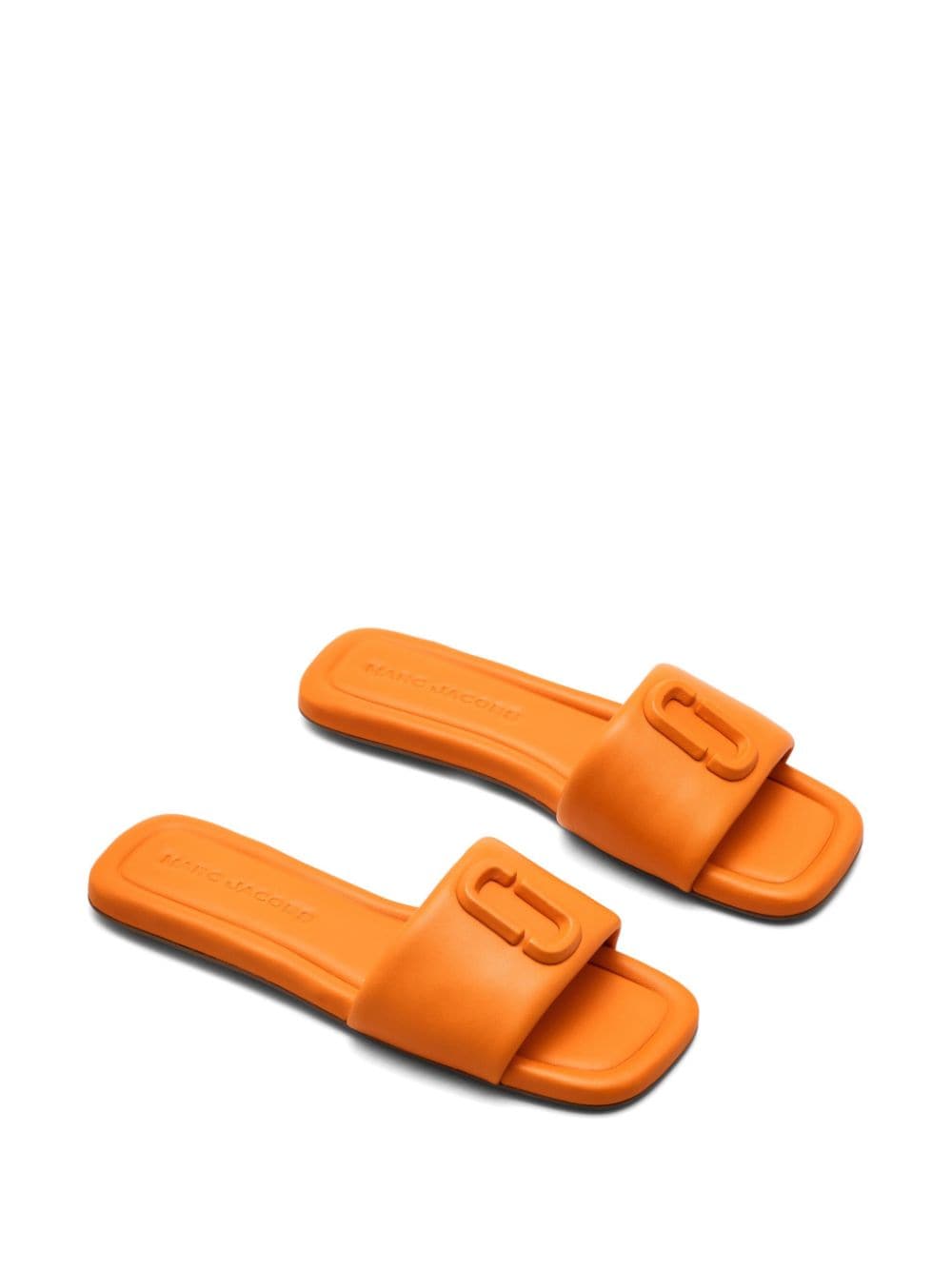 Marc Jacobs Muiltjes met logoplakkaat - Oranje