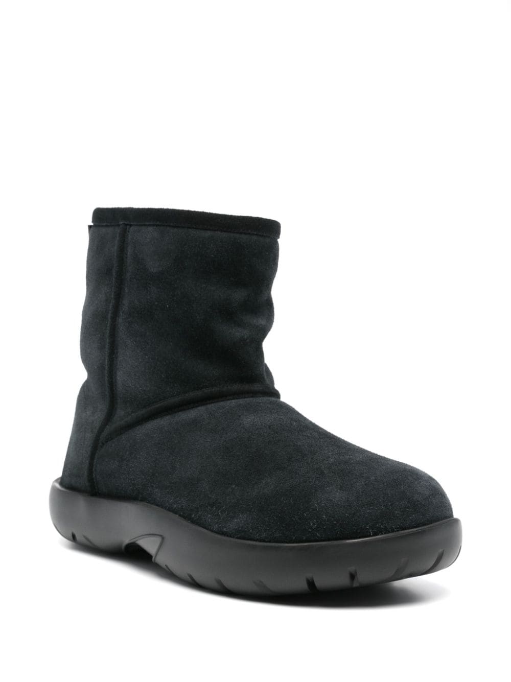 Bottega Veneta Snap suede ankle boots - Zwart