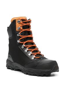 Marcelo Burlon County of Milan embossed-logo hiking boots - Zwart