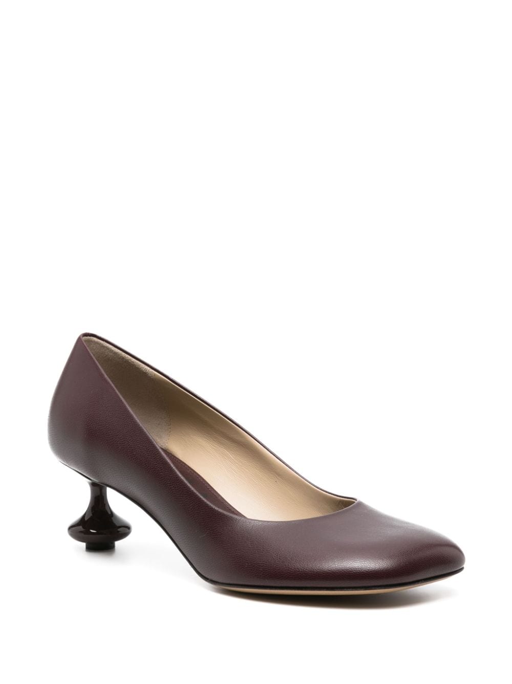 LOEWE Toy 45mm leather pumps - Rood