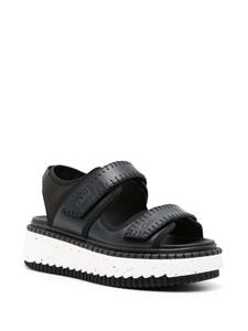 Chloé Lilli flatform sandals - Zwart