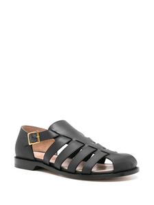 LOEWE Campo leather sandals - Zwart