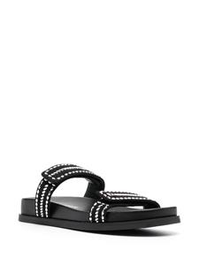 Emporio Armani Tweekleurige sandalen - Zwart