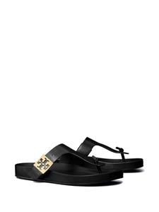 Tory Burch Mellow Thong leather sandals - Zwart