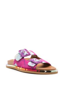 Missoni Clea zigzag-print sandals - Roze