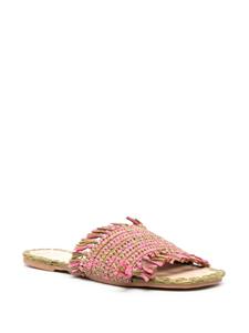 Manebi Geweven slippers - Roze