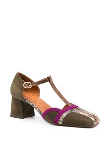 Chie Mihara Volai 45mm panelled pumps - Groen