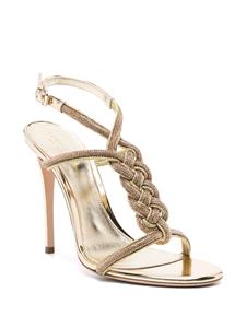 Giambattista Valli 120mm crystal-embellished sandals - Goud