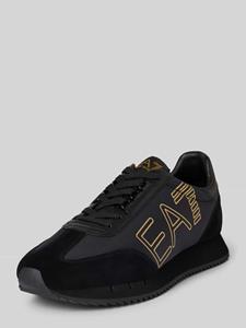 EA7 Emporio Armani Sneakers met labeldetails, model 'VINTAGE'