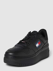 Tommy Jeans Leren sneakers met plateauzool, model 'RETRO BASKET'