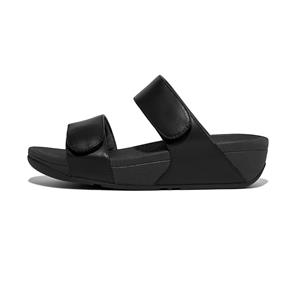 FitFlop Lulu Adjustable Leather Slippers Dames