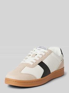 Marc O'Polo Leren sneakers met labelpatch en -detail, model 'VIOLETTA'