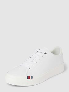 Tommy Hilfiger Sneakers met labeldetail, model 'THICK VULC LOW PREMIUM'