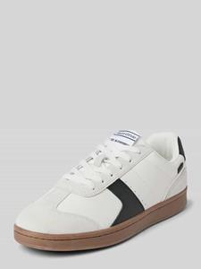 Marc O'Polo Leren sneakers met contrastgarnering, model 'Vincenzo'