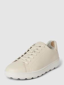 Geox Sneakers van leer met labeldetail