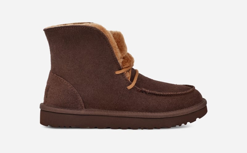 Ugg Diara Pantoffels voor Dames in Brown  Leder