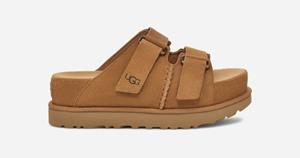 Ugg Goldenstar Hi-slipper voor dames  in Brown  Suede