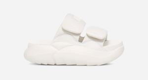 Ugg LA Alto Stitch-slipper voor dames  in White  Textiel