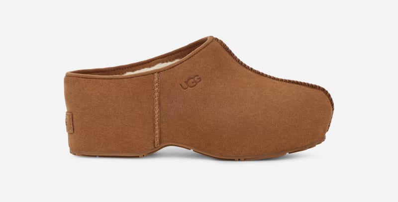 Ugg Cottage-klomp in Brown  Leder