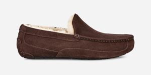 Ugg Ascot Pantoffels voor Heren in Brown  Suede