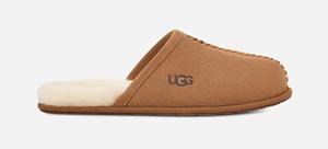 Ugg Scuff Deco Suede-pantoffel voor heren  in Brown  Suede/Wol