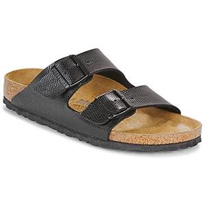 Birkenstock Slippers  Arizona BF Shiny Lizard Black