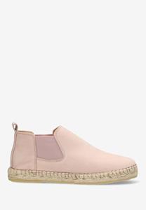 Shabbies Amsterdam Espadrille Elche Chelsea Nubuck Licht Roze