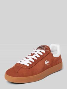 Lacoste Leren sneakers met labeldetail, model 'BASESHOT'