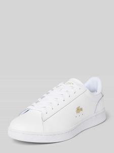 Lacoste Leren sneakers met labelapplicatie, model 'CARNABY'