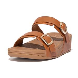 FitFlop Lulu verstelbare leren slides