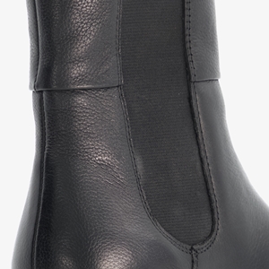 Harper leren dames Chelsea boots zwart