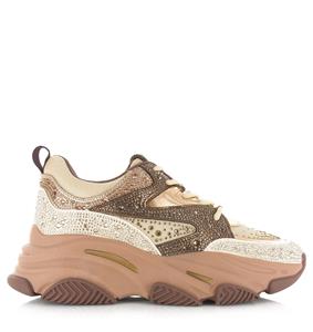 STEVE MADDEN  Privy cappucino mul Beige Synthetisch Lage sneakers Dames